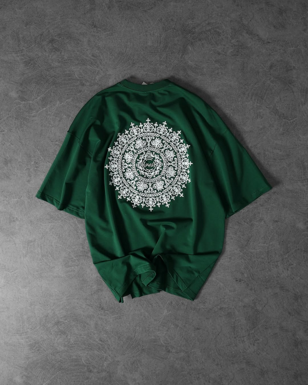Art (Green) Oversized Tee
