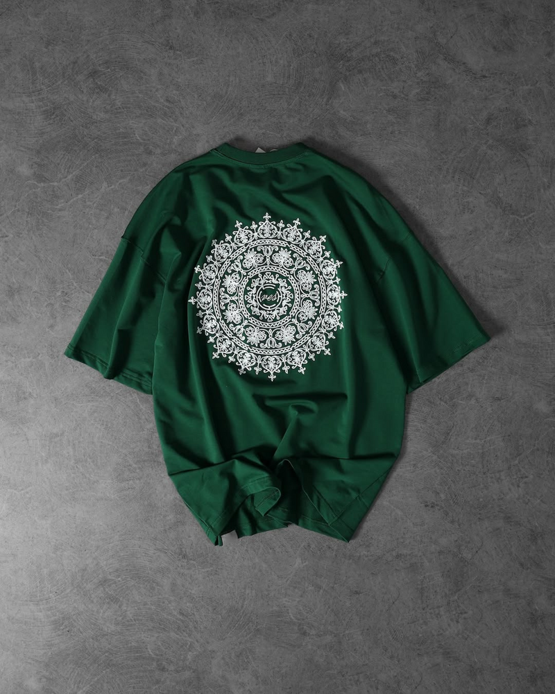 Art (Green) Oversized Tee